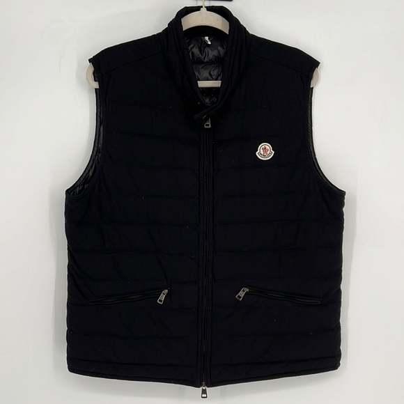 Moncler Other - Moncler Black Gerard Gilet Down Vest Size 5